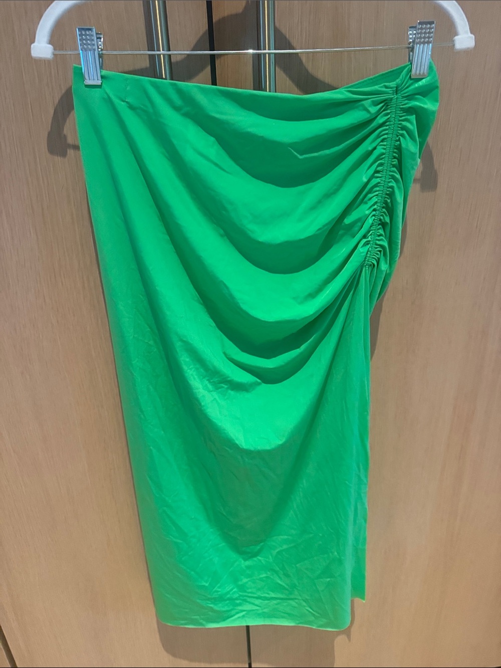 Vix Bright Green Ruched Swim Sarong